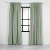 LALIBELA Custom Size Linen Look Curtain – Mint